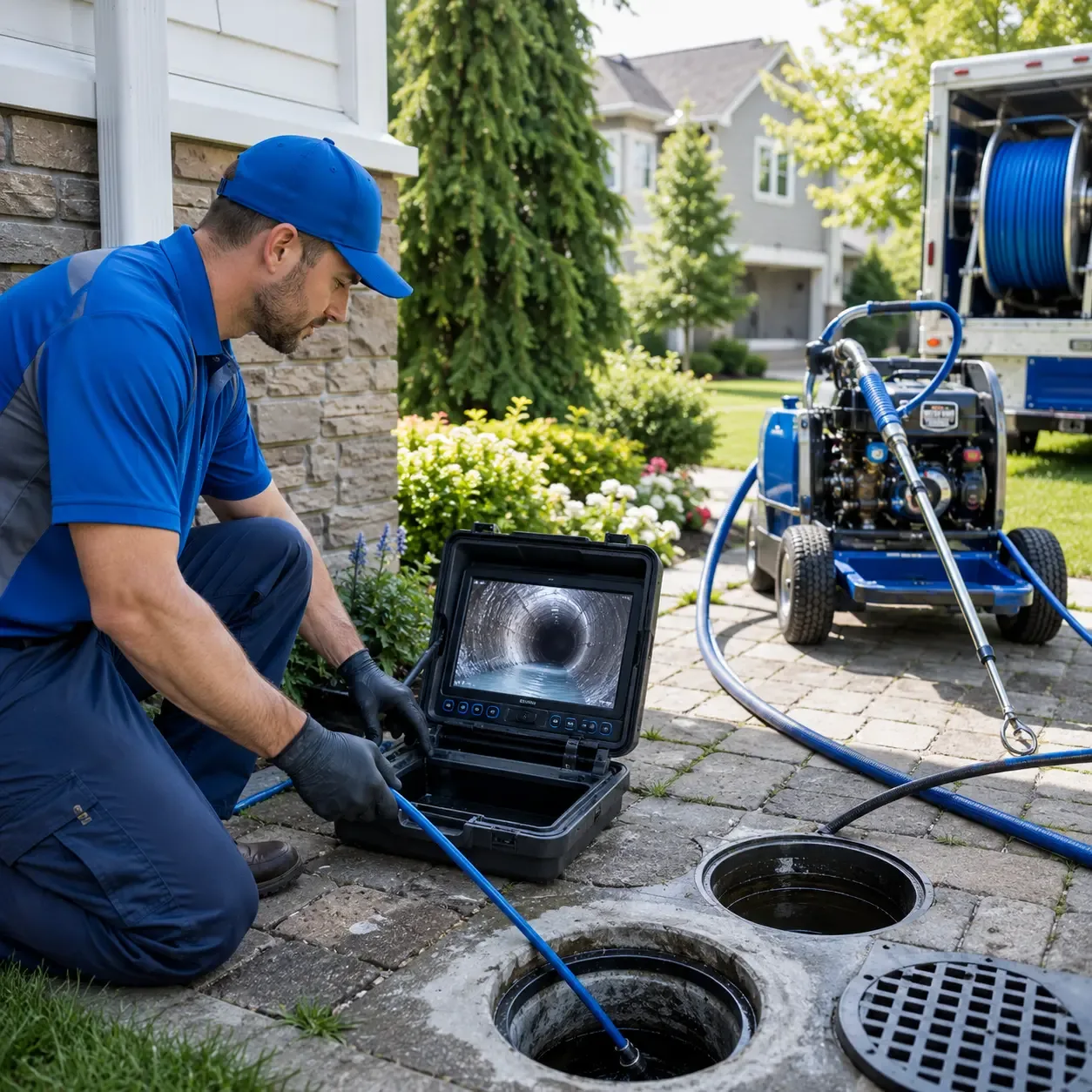 Outdoor drain cleaning professionals serving New Bloomfield, PA